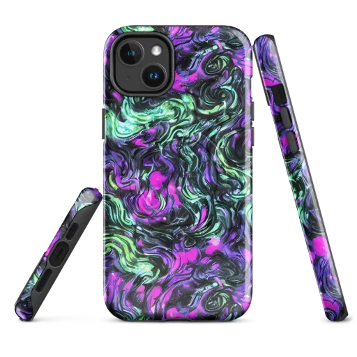 Plasma Ribbons on a MagSafe Tough Case for iPhone®