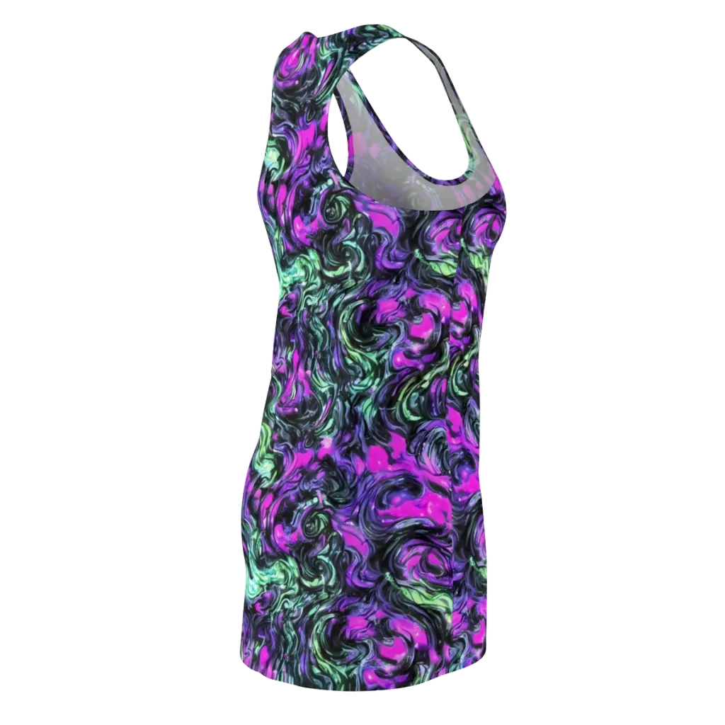 Plasma Ribbons on Racerback Dress — Back Side