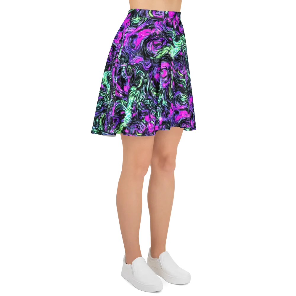 Plasma Ribbons on Skater Skirt — Right