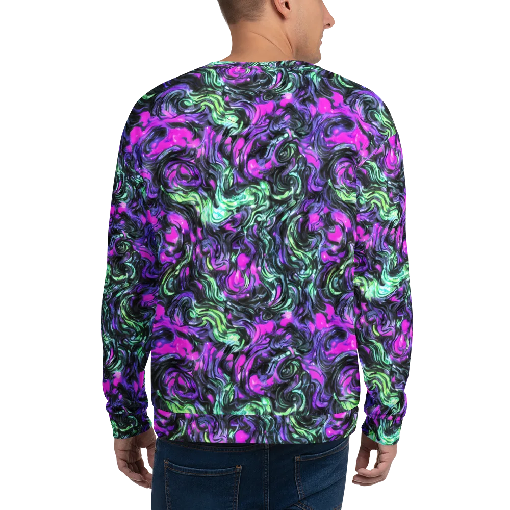 Plasma Ribbons on Sweatshirt — Back