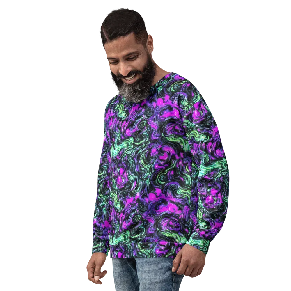 Plasma Ribbons on Sweatshirt — Left Front