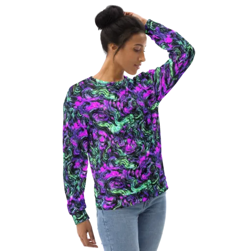 Plasma Ribbons on a Sweatshirt