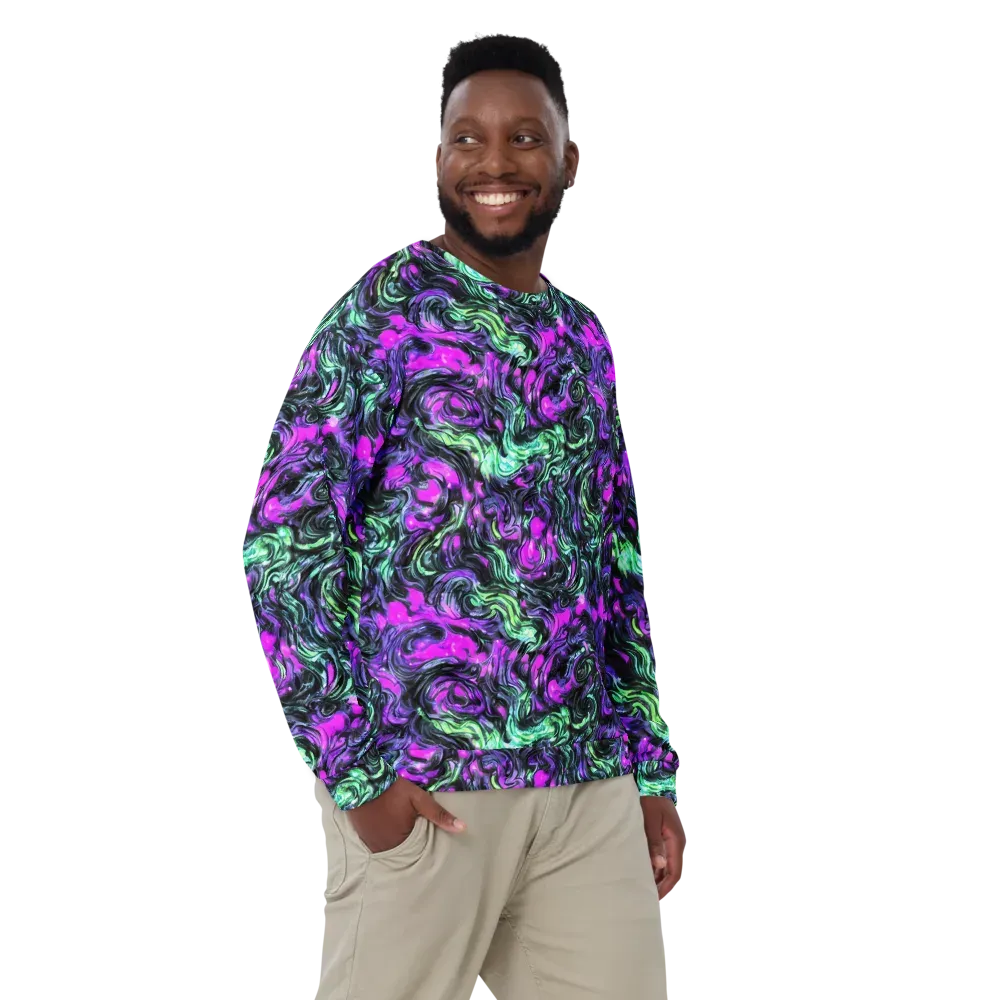Plasma Ribbons on Sweatshirt — Front