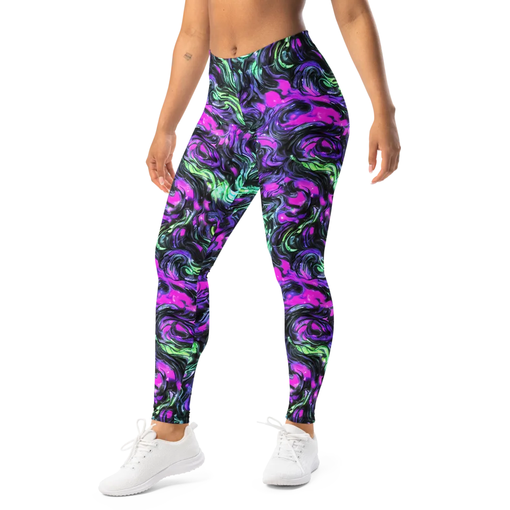 Plasma Ribbons on Leggings — Left Front