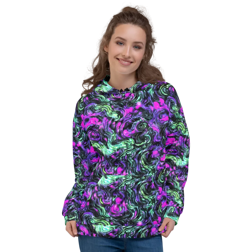 Plasma Ribbons on Hoodie — Front