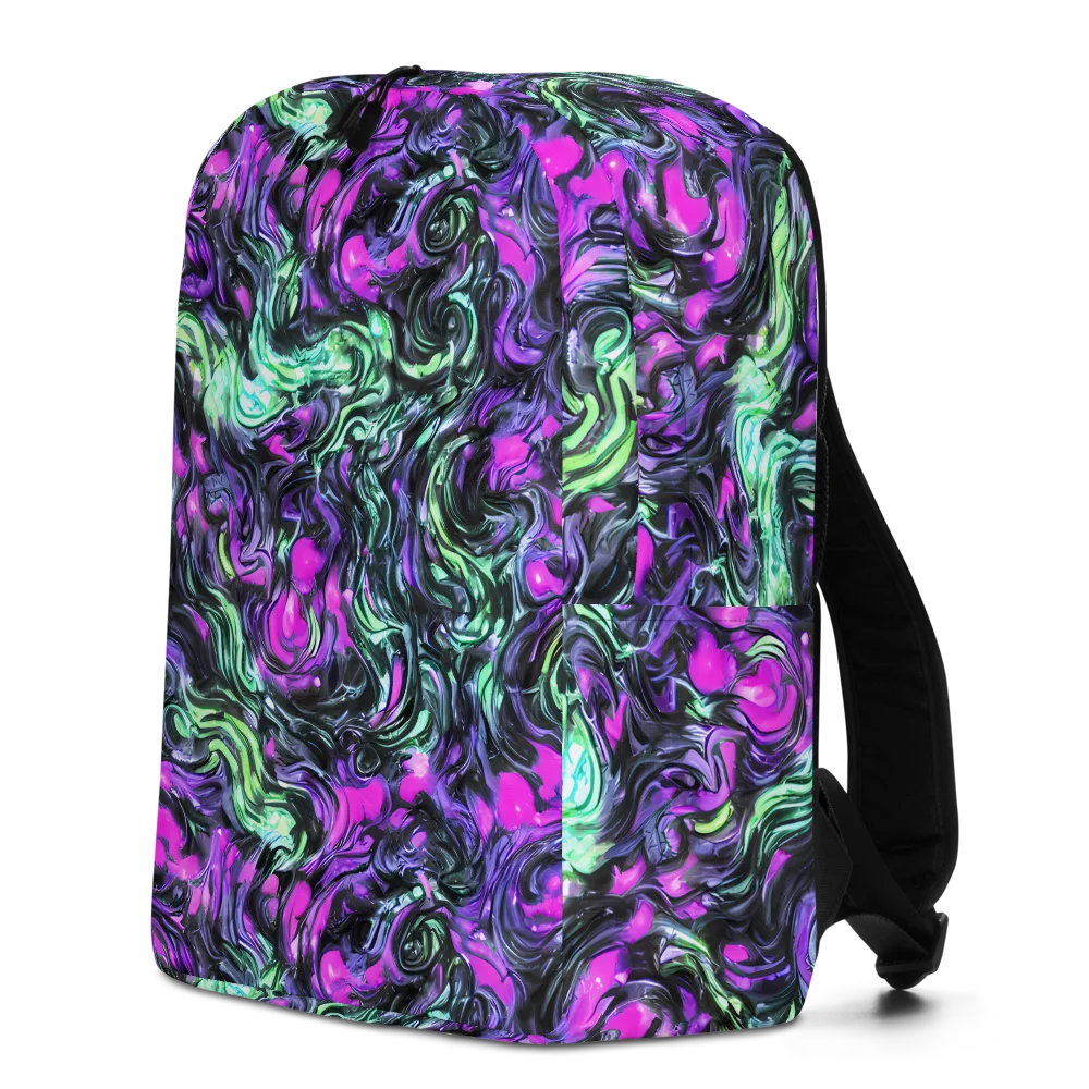 Plasma Ribbons on Minimalist Backpack — Left
