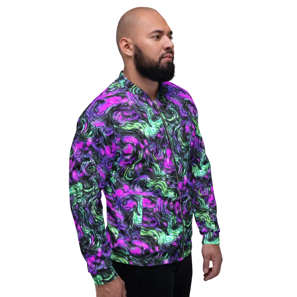 Plasma Ribbons on Bomber Jacket — Right