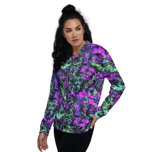 Plasma Ribbons on a Bomber Jacket