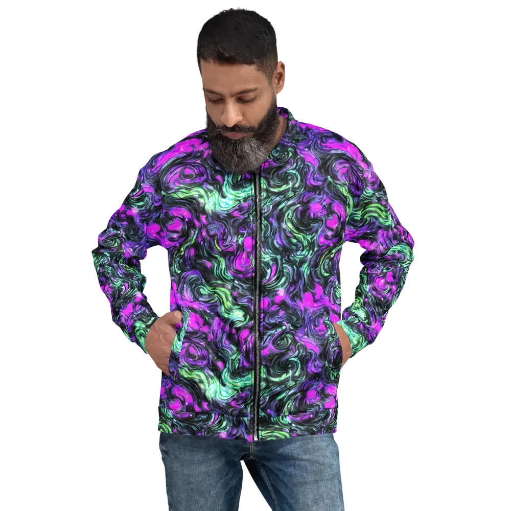 Plasma Ribbons on Bomber Jacket — Front