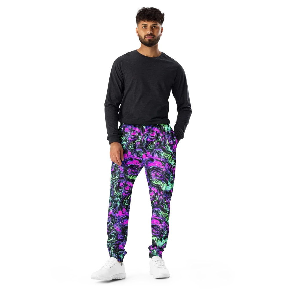 Plasma Ribbons on Men's Joggers — Front