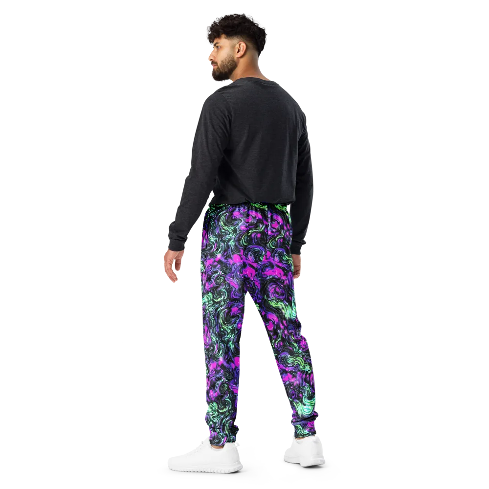 Plasma Ribbons on Men's Joggers — Back