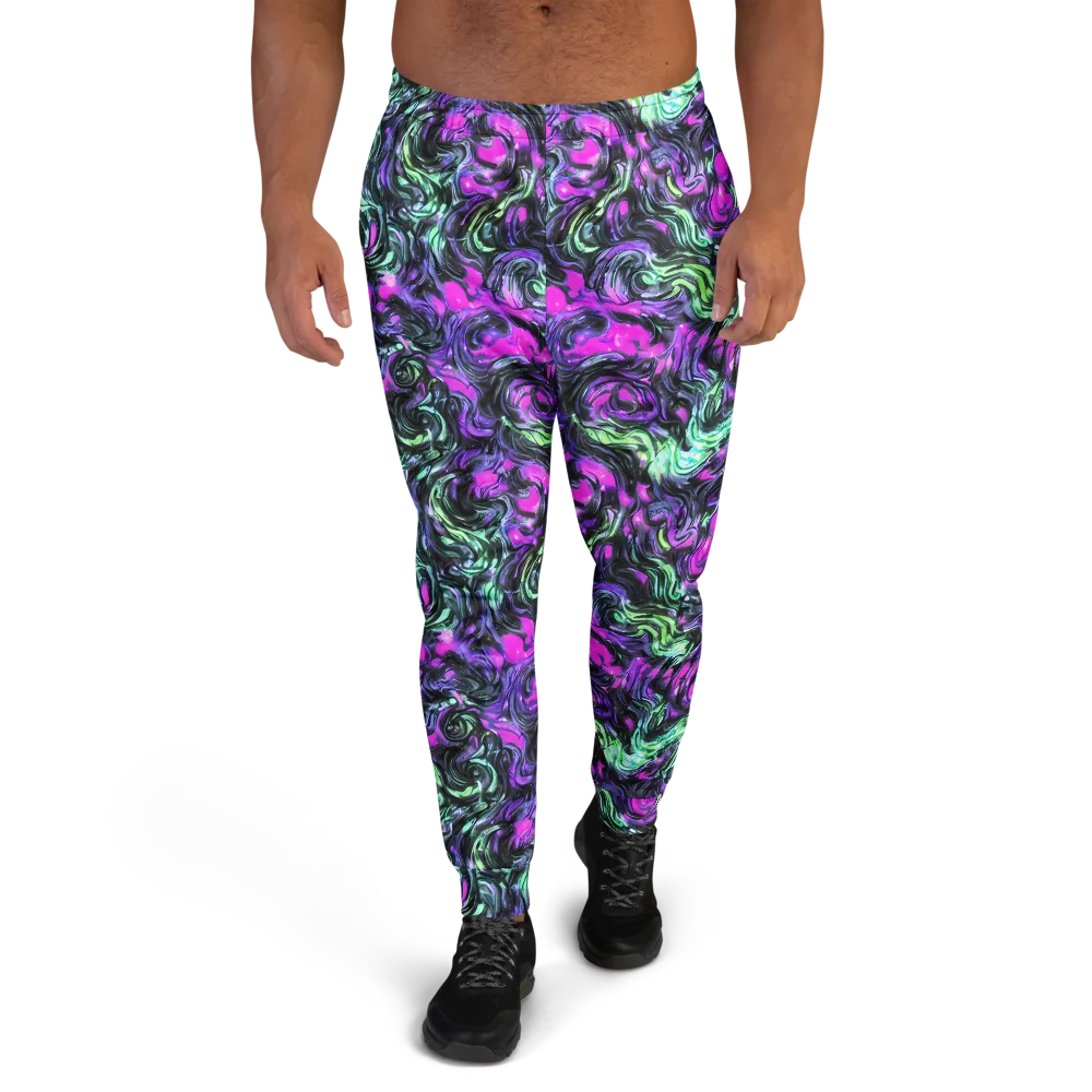 Plasma Ribbons on Men's Joggers — Front