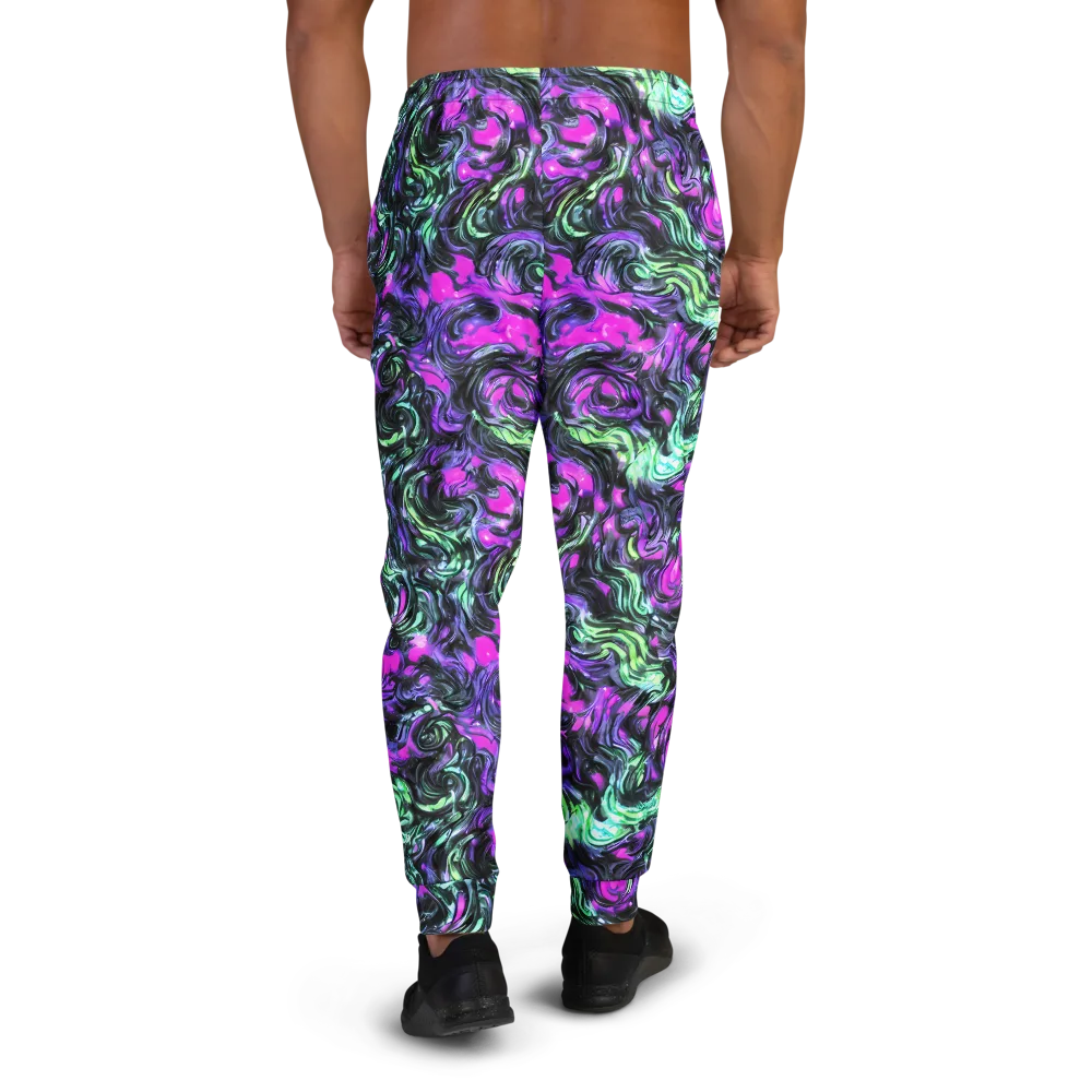 Plasma Ribbons on Men's Joggers — Back