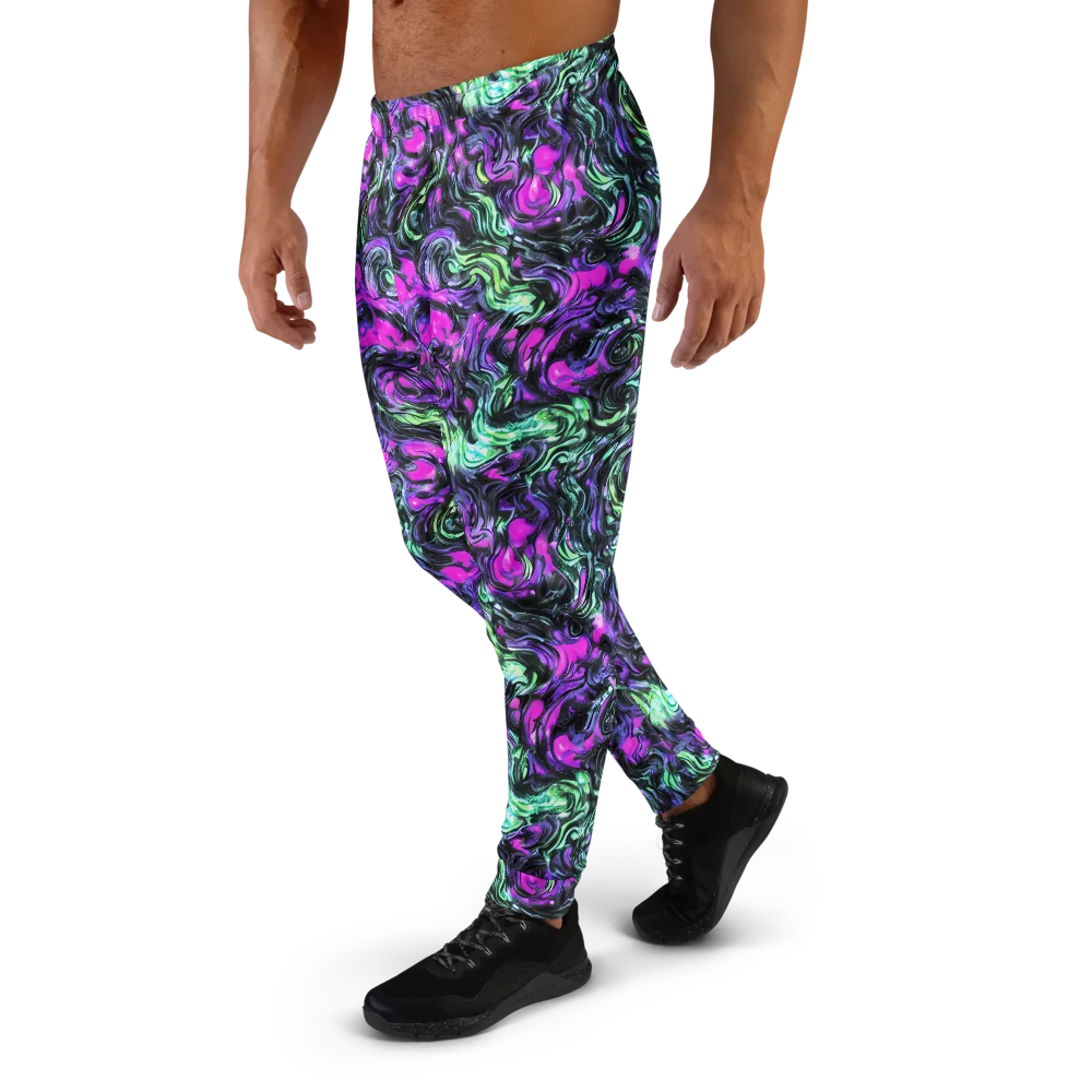 Plasma Ribbons on Men's Joggers — Left