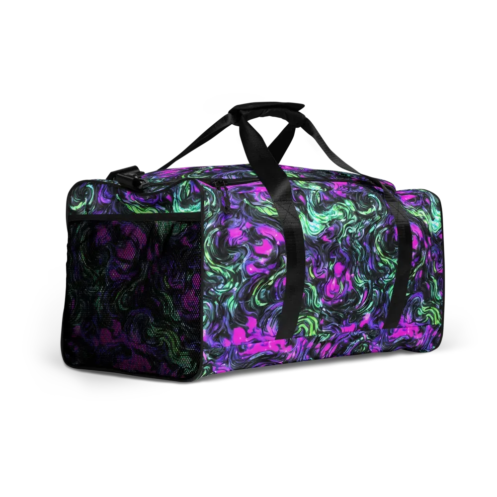 Plasma Ribbons on Duffle Bag — Right Front