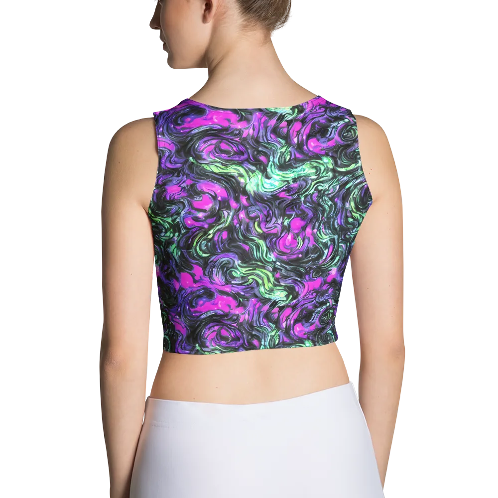 Plasma Ribbons on Crop Top — Back