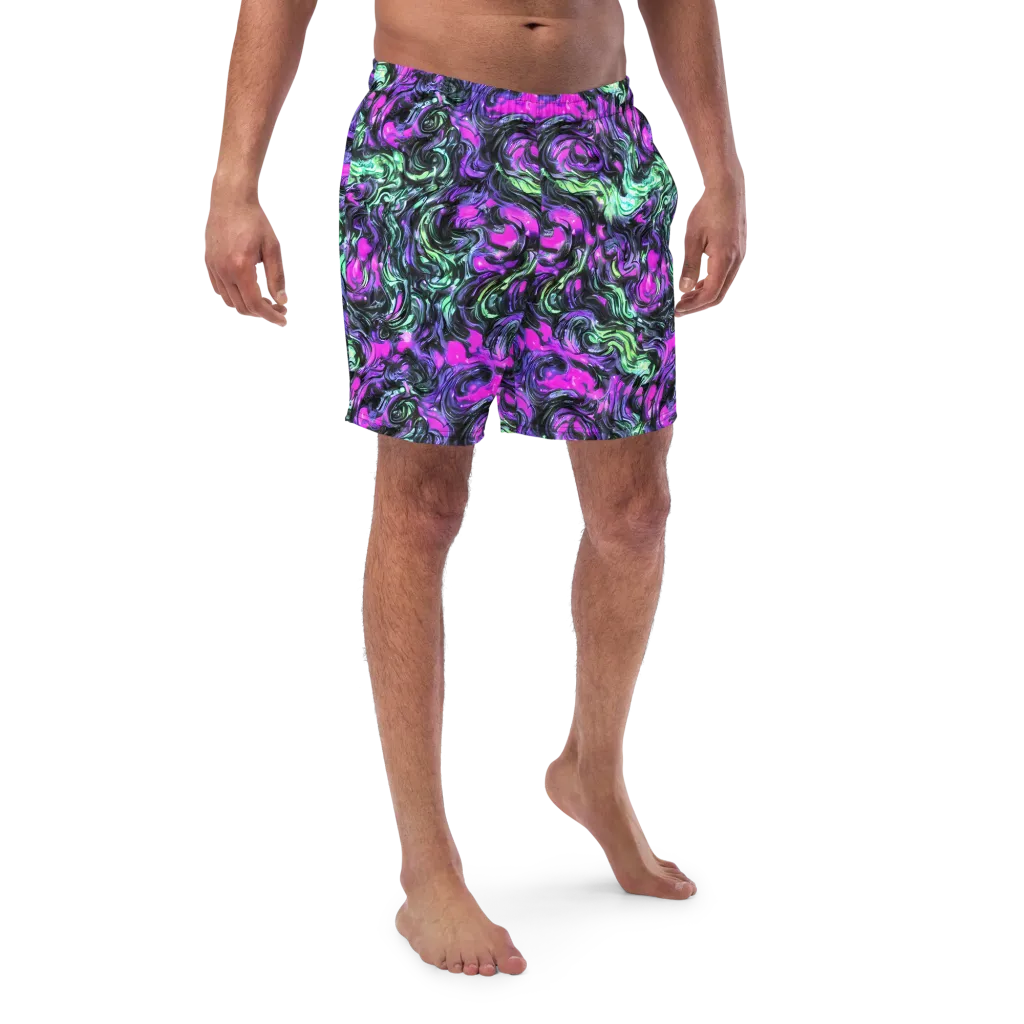 Plasma Ribbons on Swim Trunks — Front