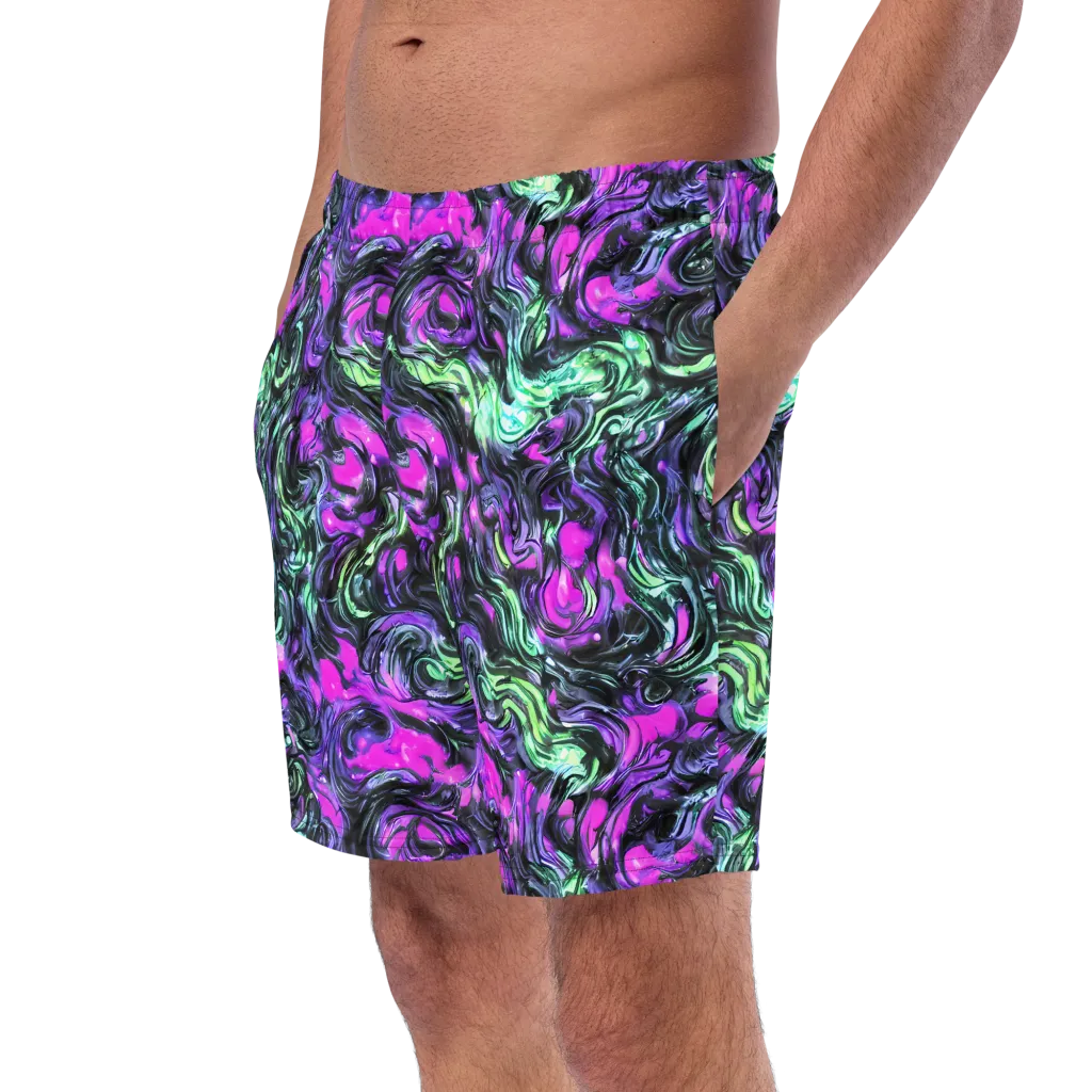 Plasma Ribbons on Swim Trunks — Left Front