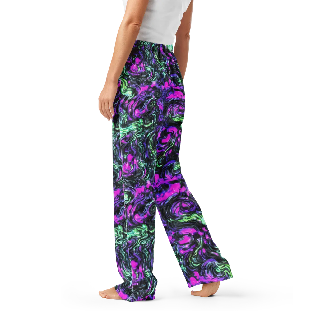 Plasma Ribbons on Women's Pajama Pants — Left