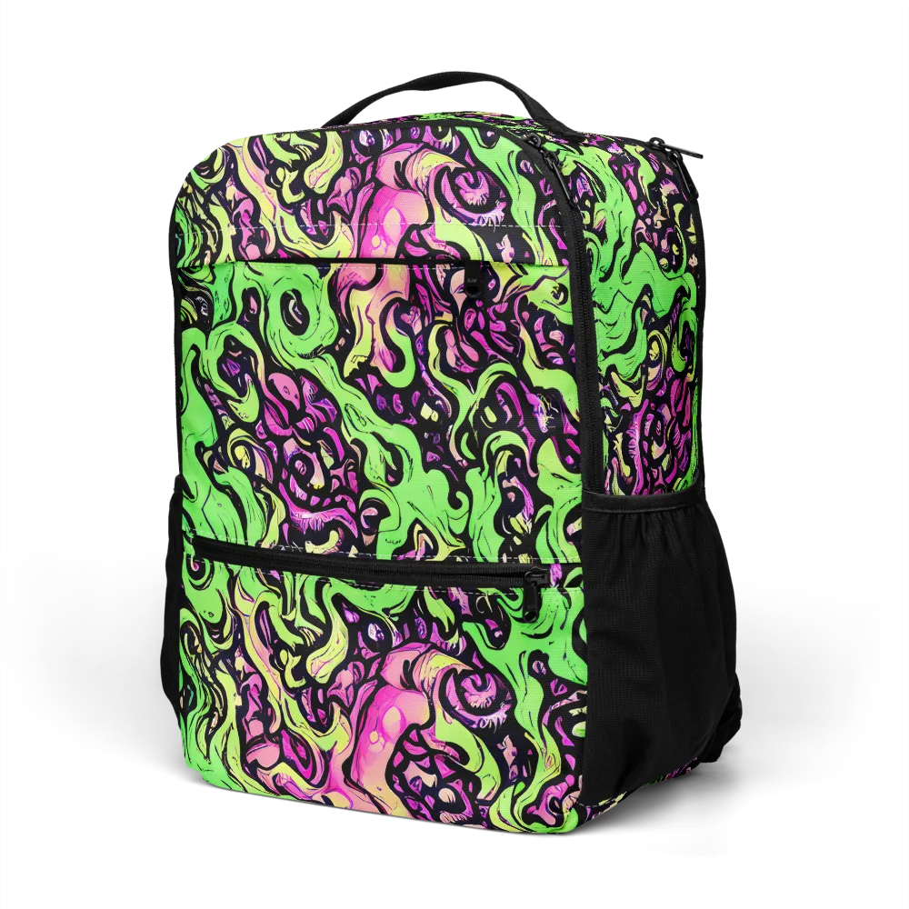 Acid Tangle on Utility Backpack — Left Front