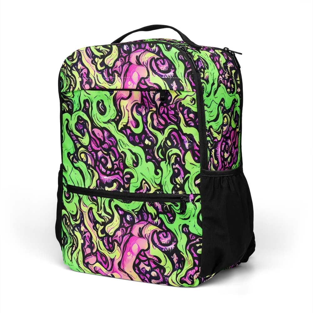 Acid Tangle on Utility Backpack — Left Front