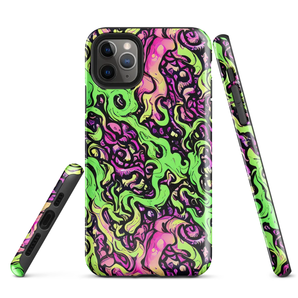 Acid Tangle on Tough Case for iPhone® — Front
