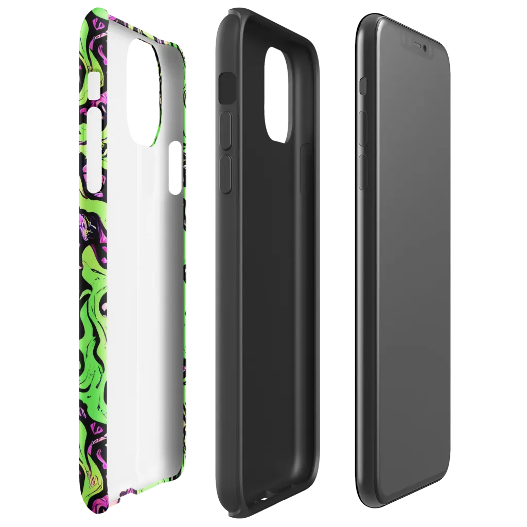 Acid Tangle on Tough Case for iPhone® — Right