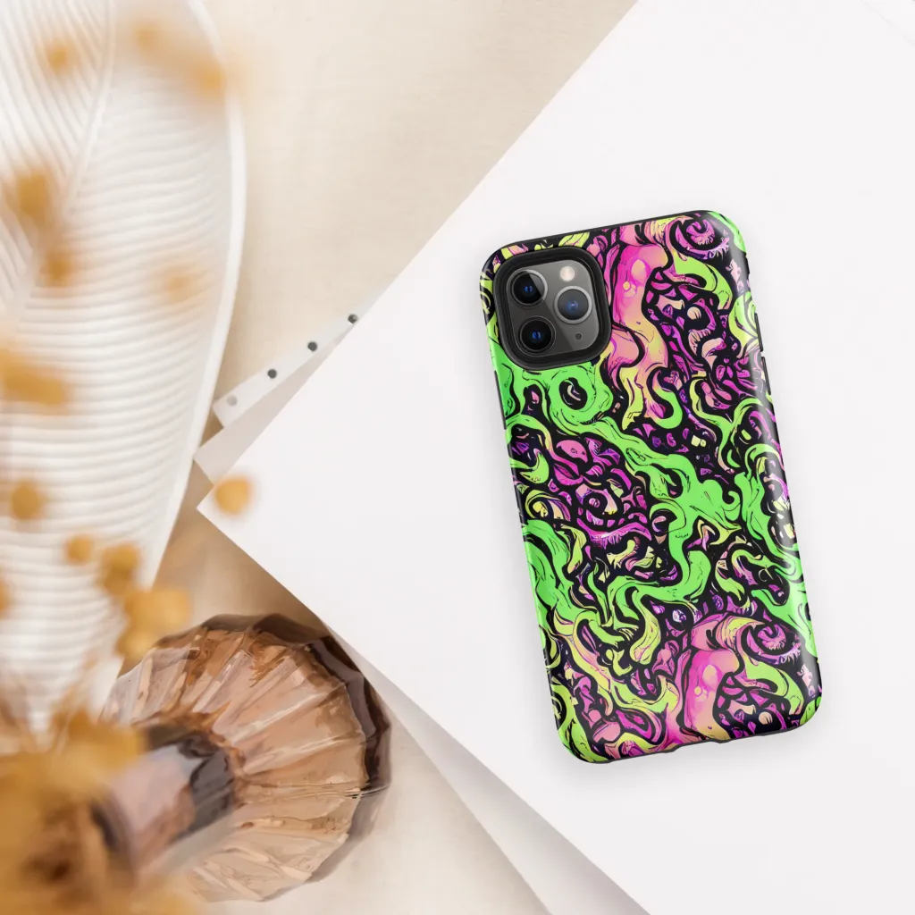 Acid Tangle on Tough Case for iPhone® — Front