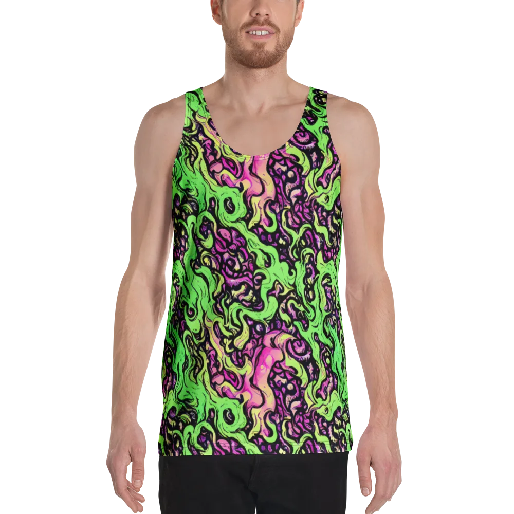 Acid Tangle on Men's Tank Top — Front