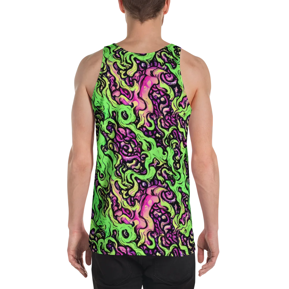 Acid Tangle on Men's Tank Top — Back