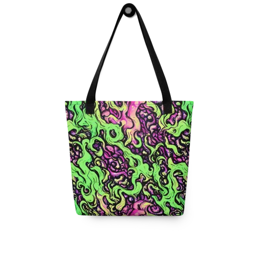 Acid Tangle on a Tote Bag