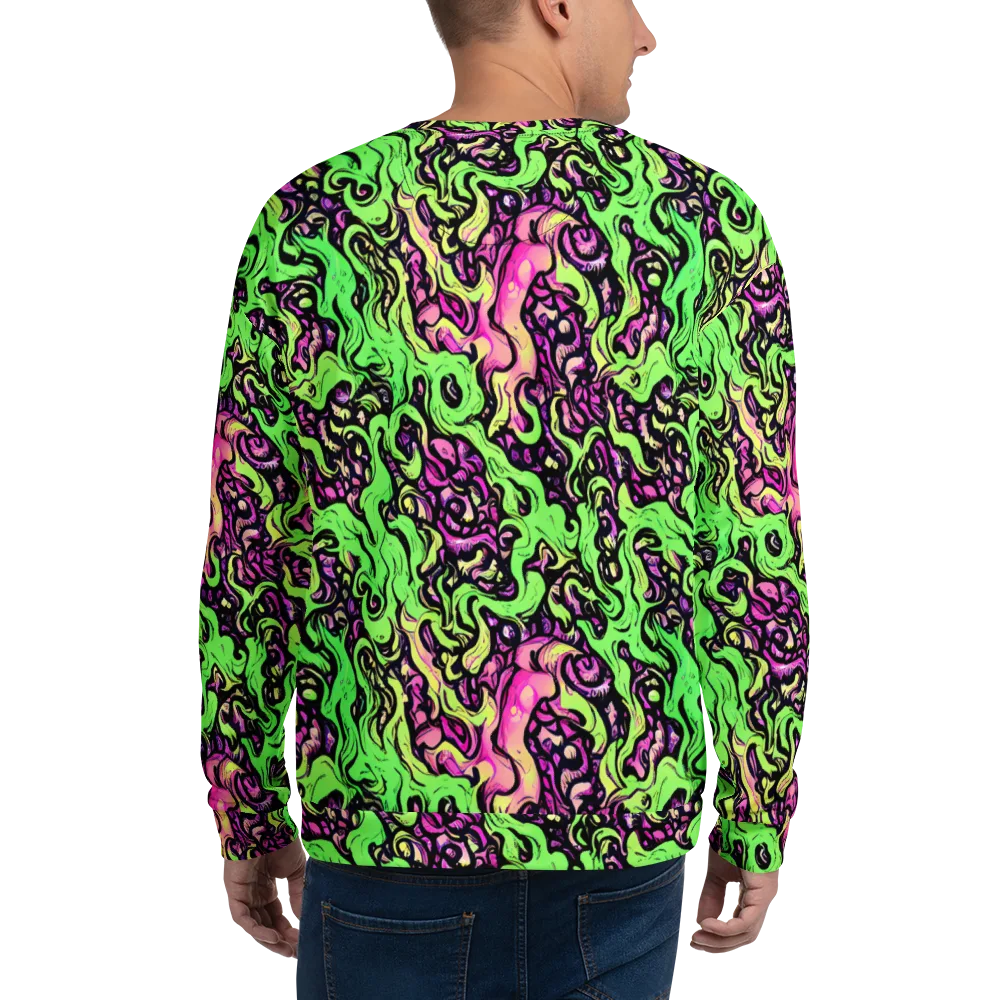 Acid Tangle on Sweatshirt — Back