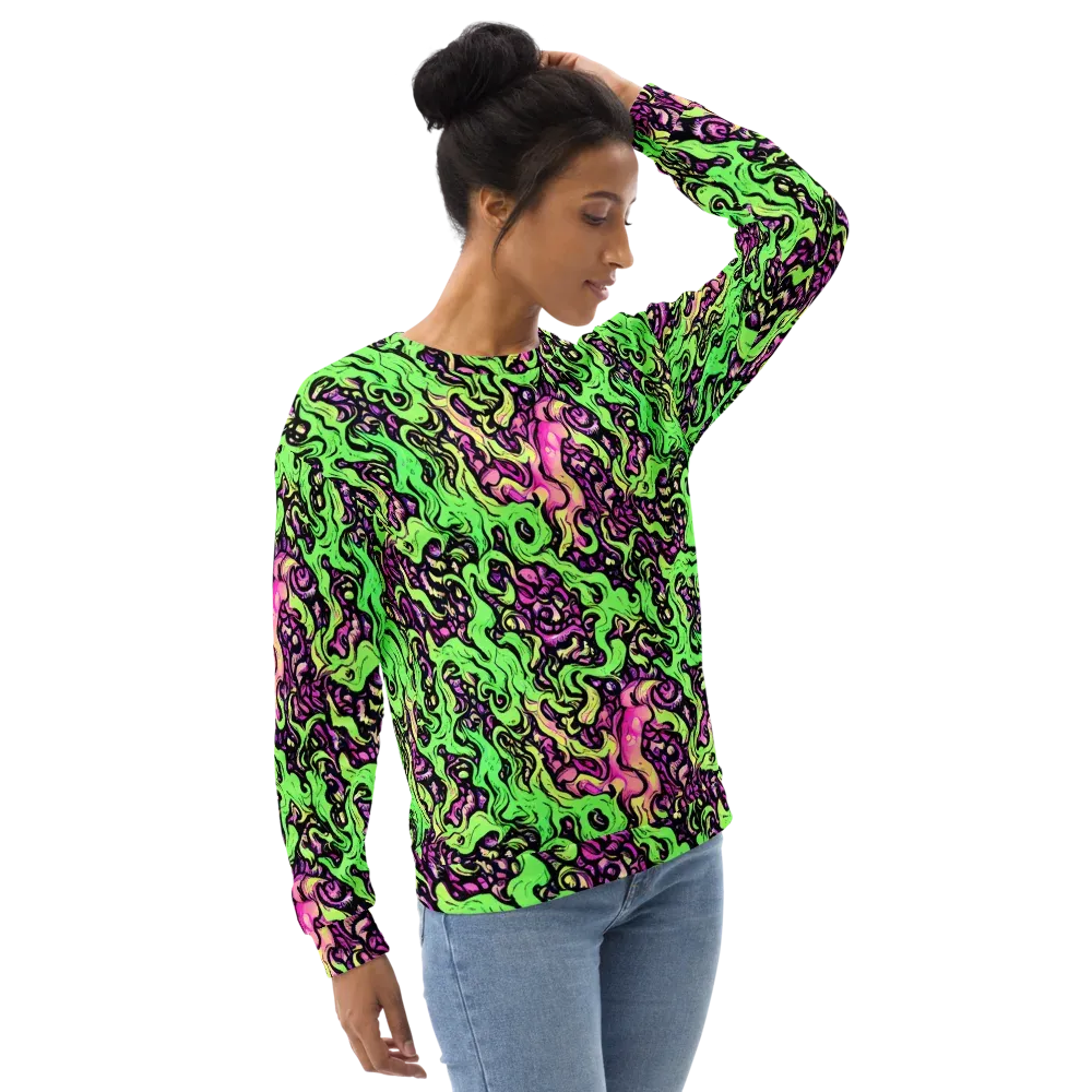 Acid Tangle on Sweatshirt — Right Front