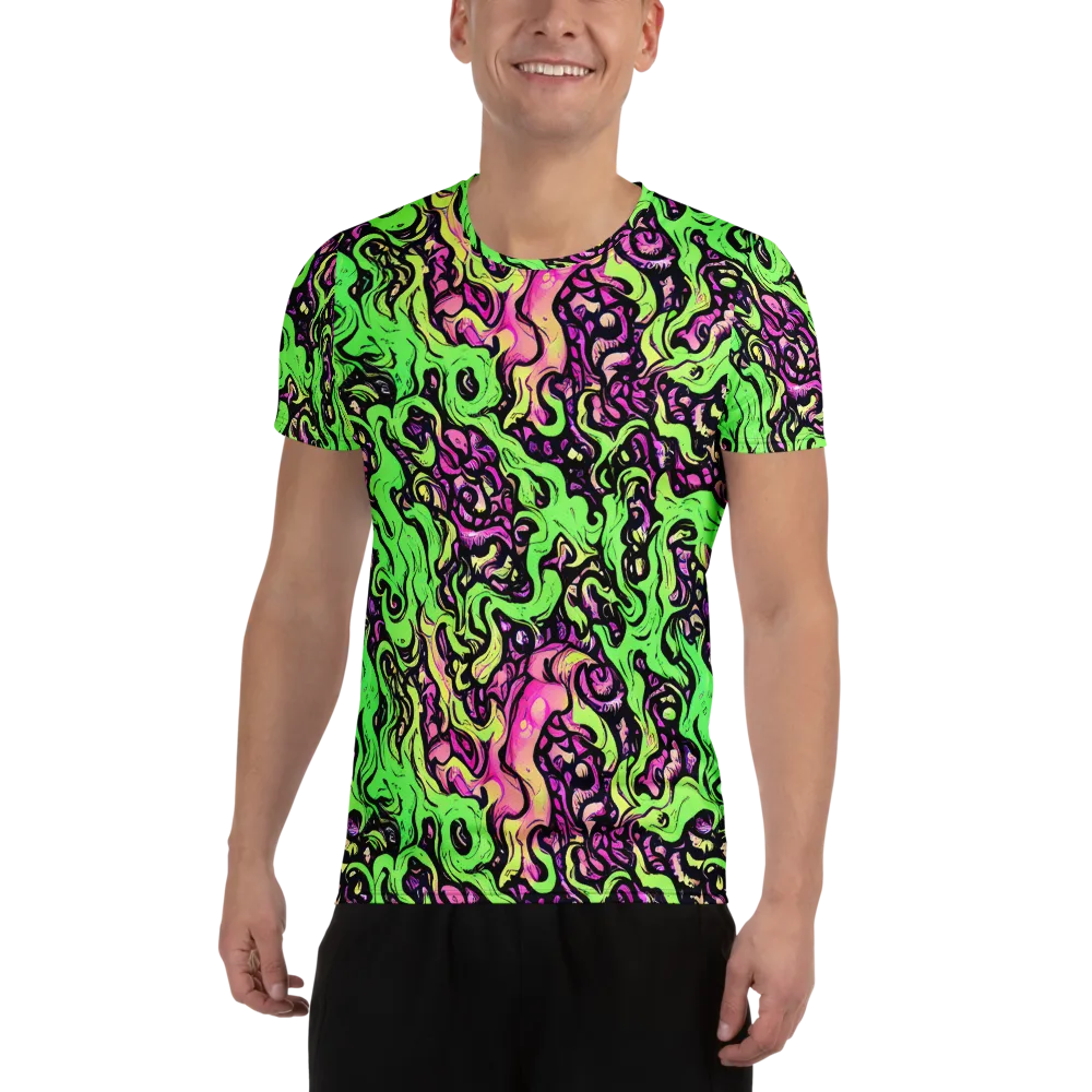 Acid Tangle on Men's Athletic T-Shirt — Front