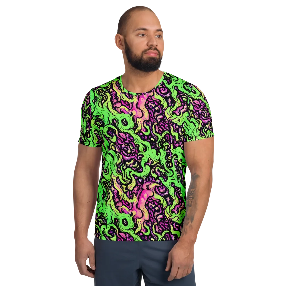 Acid Tangle on Men's Athletic T-Shirt — Front