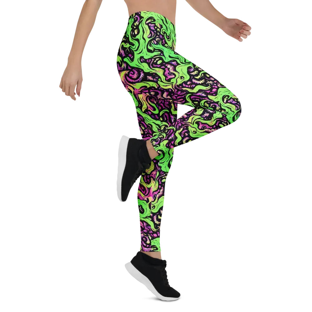 Acid Tangle on Leggings — Right