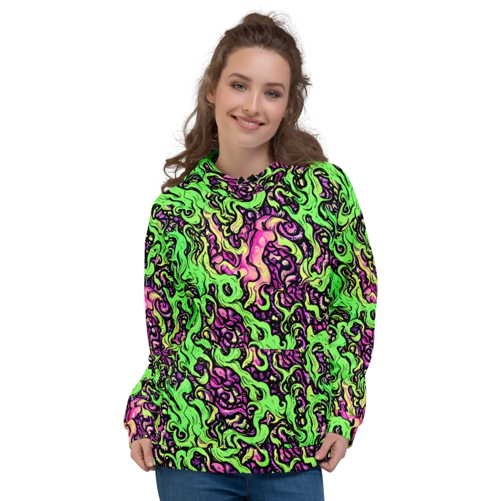 Acid Tangle on Hoodie — Front