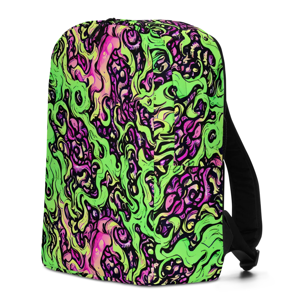 Acid Tangle on Minimalist Backpack — Left