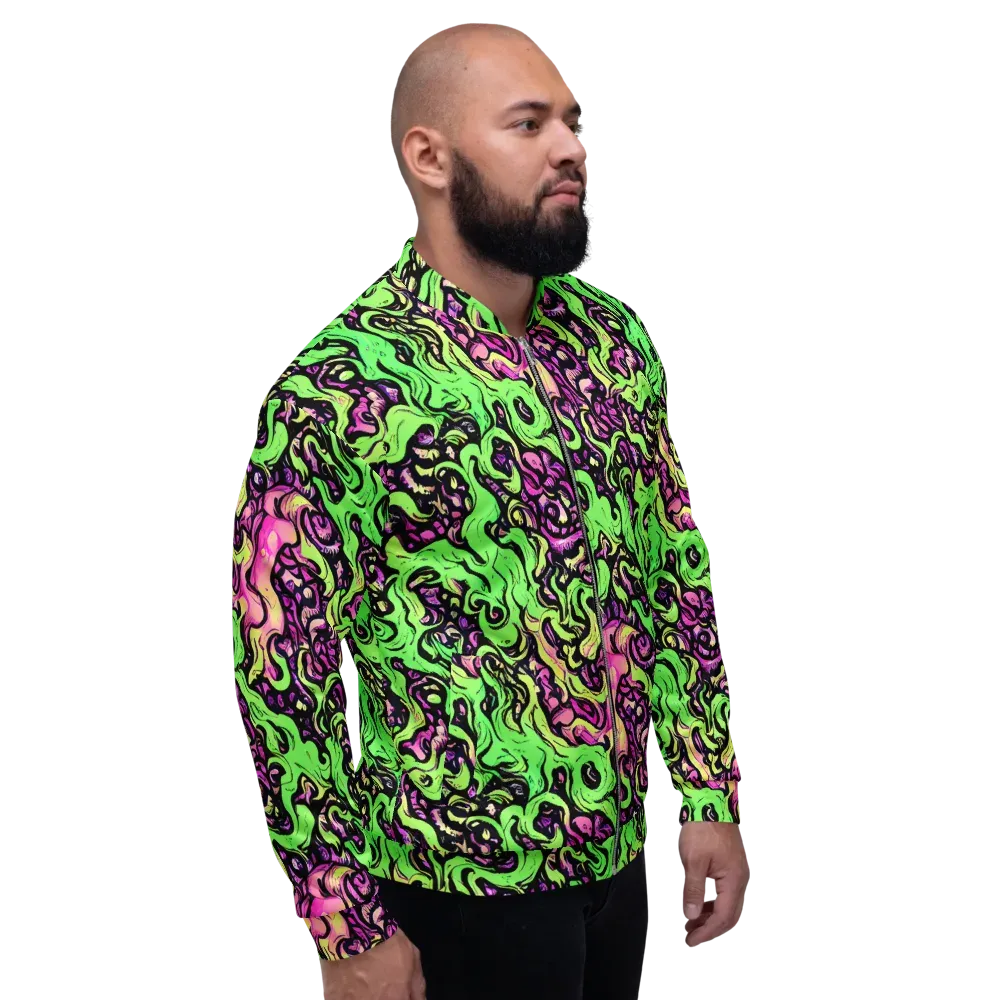 Acid Tangle on Bomber Jacket — Right
