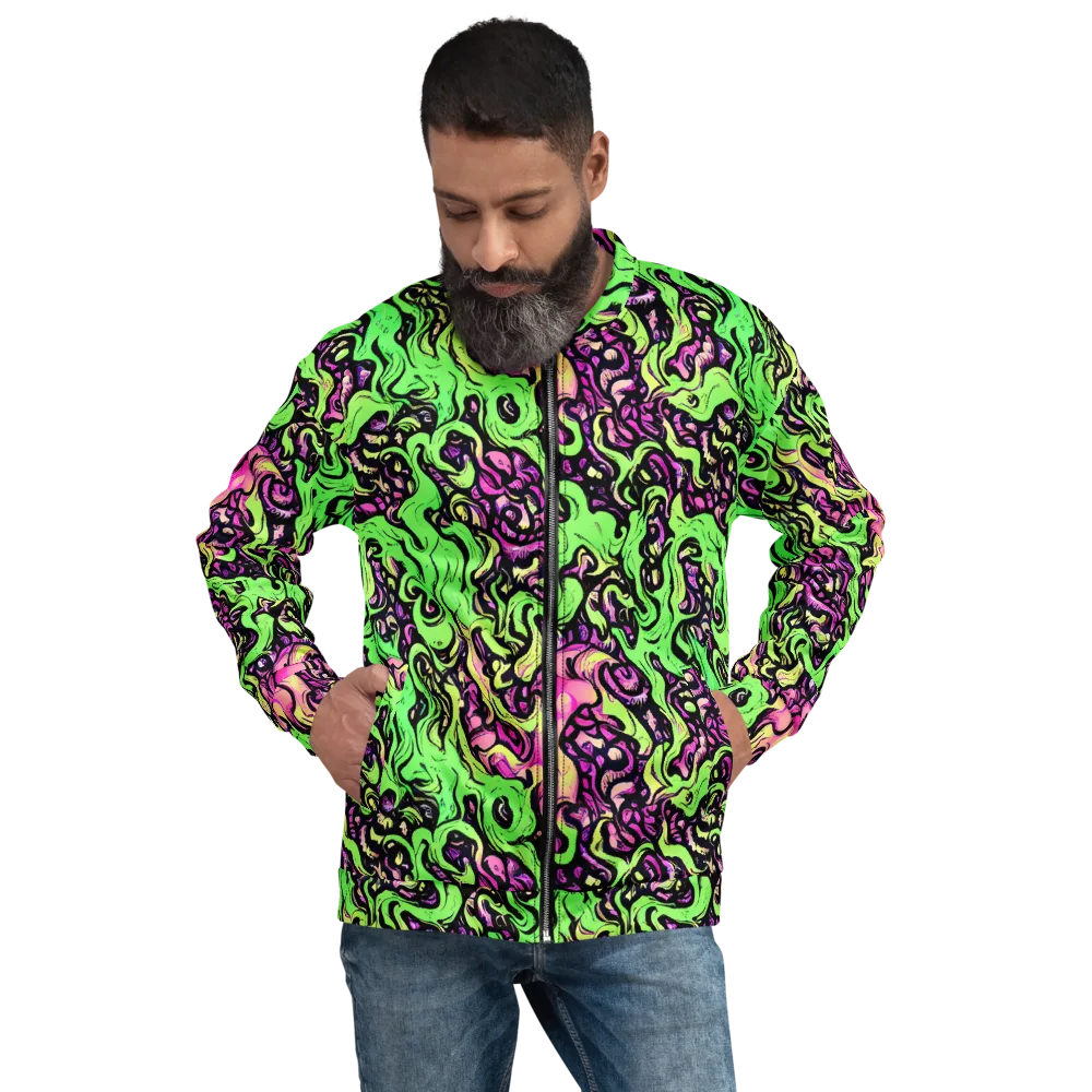 Acid Tangle on Bomber Jacket — Front