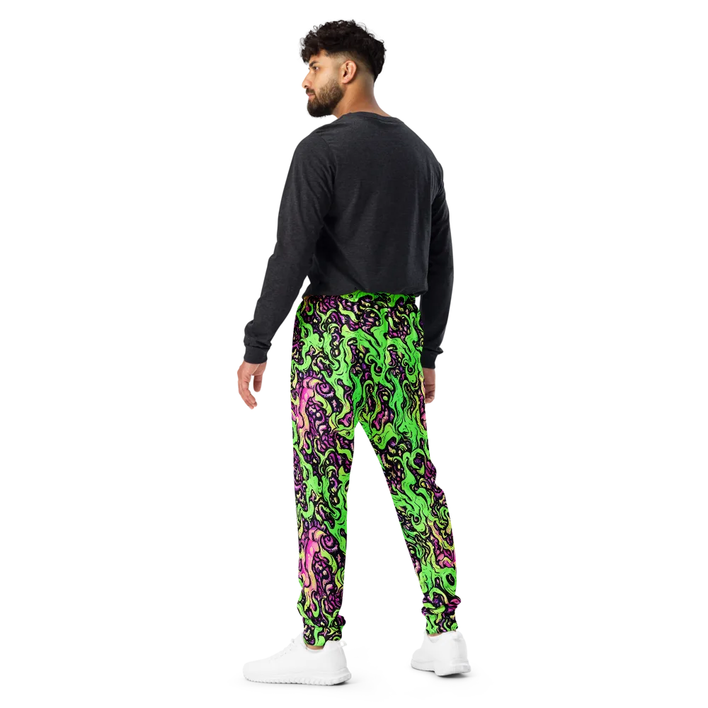 Acid Tangle on Men's Joggers — Back