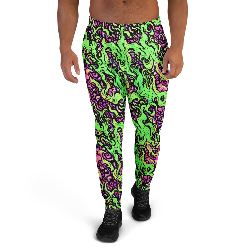 Acid Tangle on Men's Joggers — Front