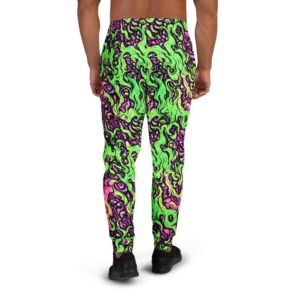 Acid Tangle on Men's Joggers — Back