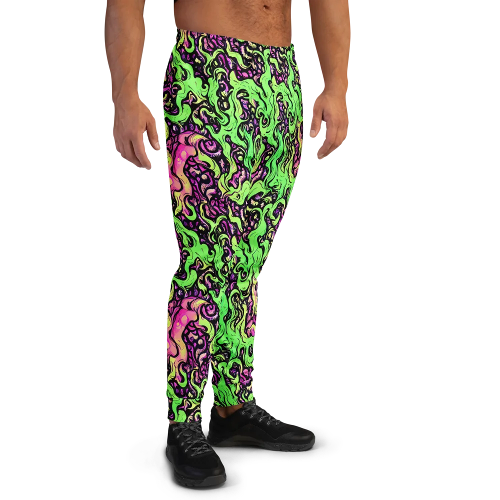Acid Tangle on Men's Joggers — Right