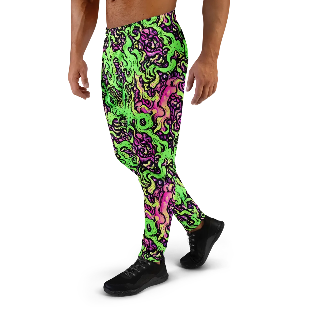 Acid Tangle on Men's Joggers — Left