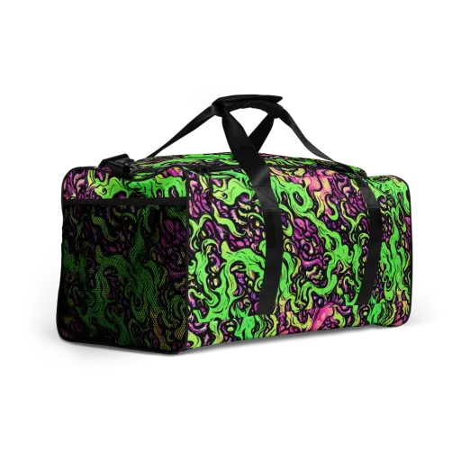 Acid Tangle on a Duffle Bag
