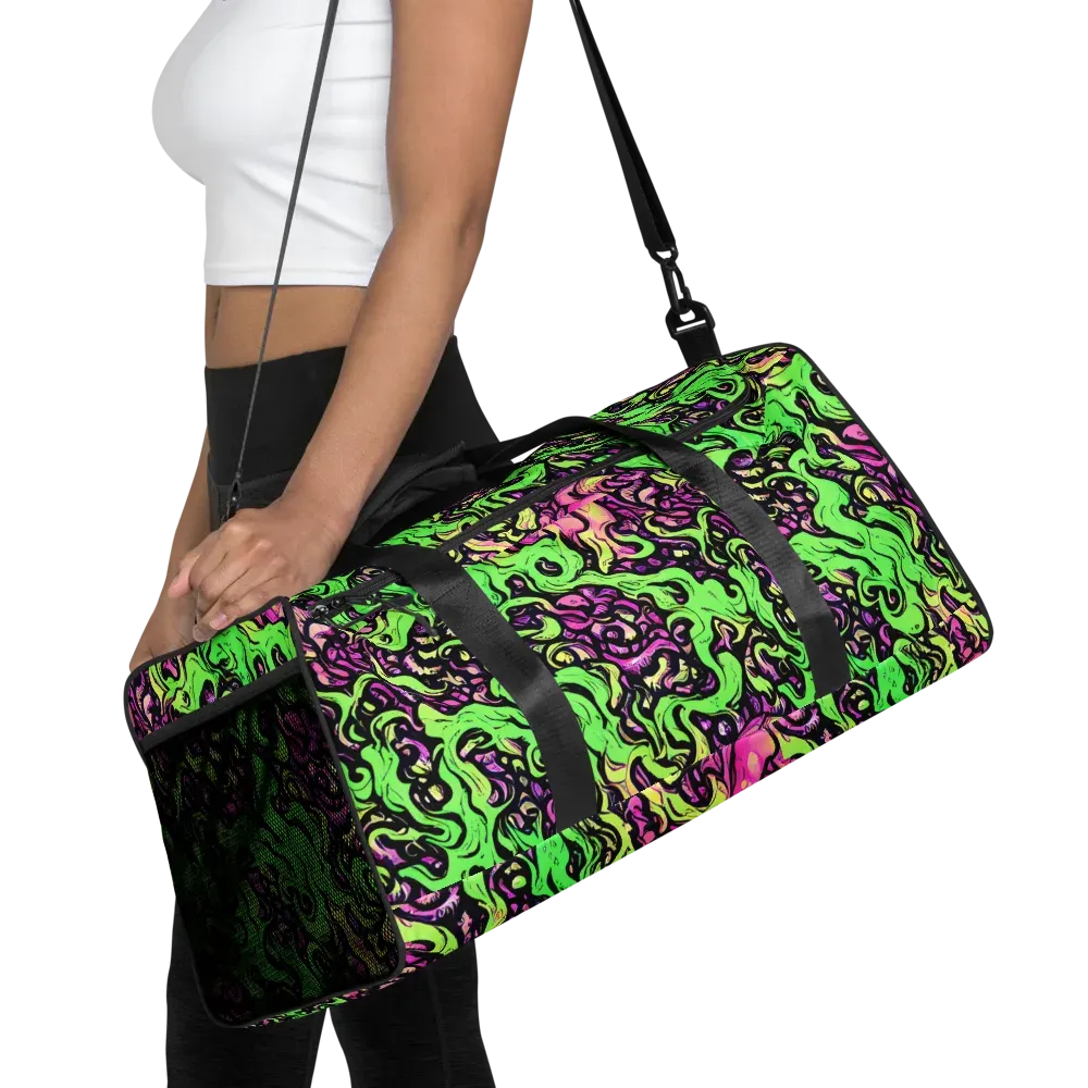 Acid Tangle on Duffle Bag — Front