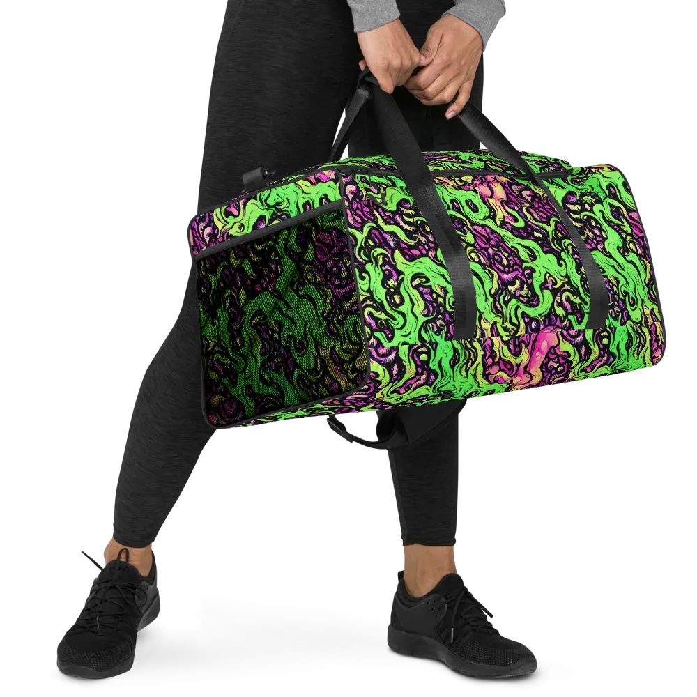 Acid Tangle on Duffle Bag — Right Front