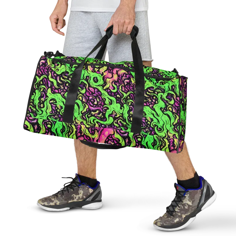 Acid Tangle on Duffle Bag — Front
