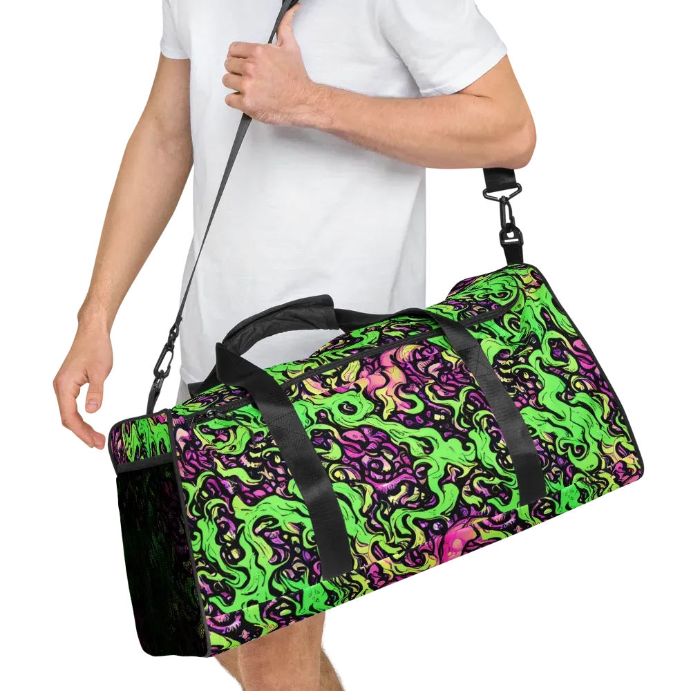 Acid Tangle on Duffle Bag — Right Front